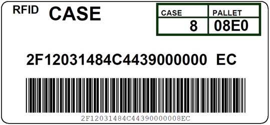 Generic DOD RFID Label